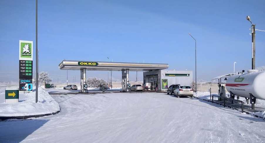 АЗС «ОККО» на вулиці Миру, фото з ресурсу Google Maps, 2021 рік